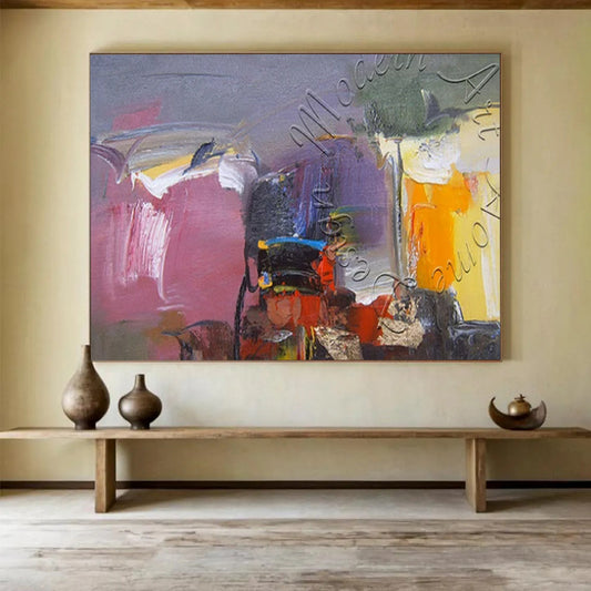 Striking Giant Abstract Artwork for Living Room & Hotel Lobby LargeART1622