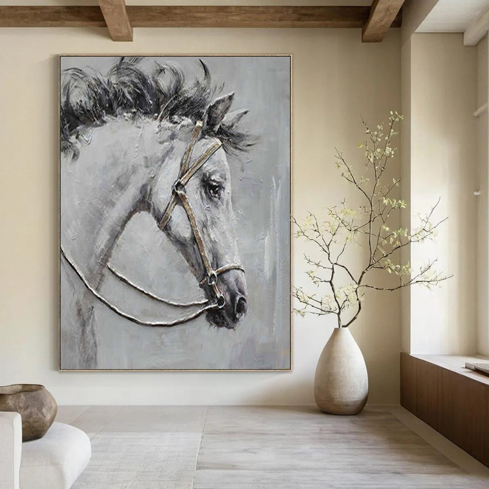 Monumental Hand-Painted Abstract Art for Bedroom & Nursery LargeART2179