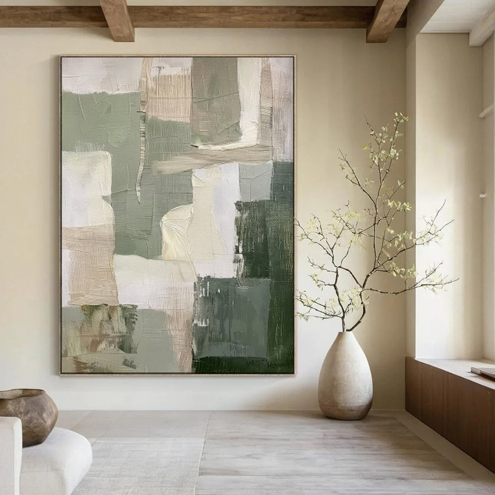 Whimsical Textured Abstract Wall Art for Living Room & Playroom LargeART2053