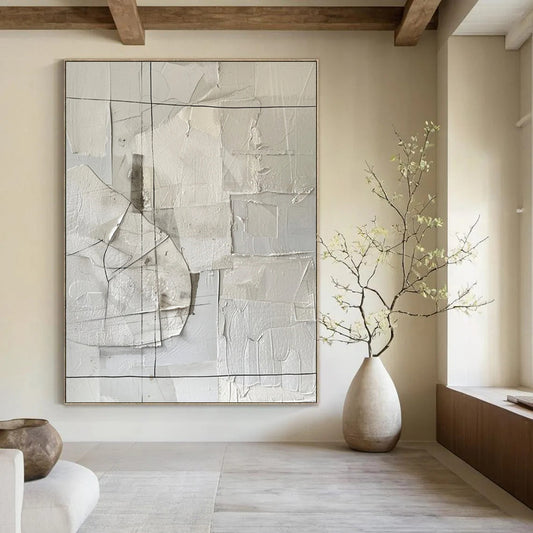 Immense - Scale Hand - Painted Custom Abstract Creation for Bedroom and Bar DTP017