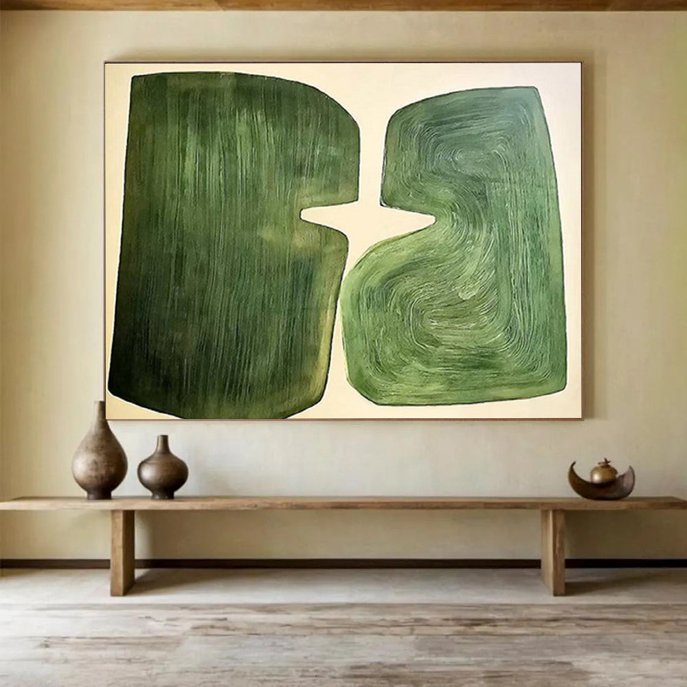 Large - Sized Hand - Painted Textured Abstract Art for Bar & Entryway DKH620