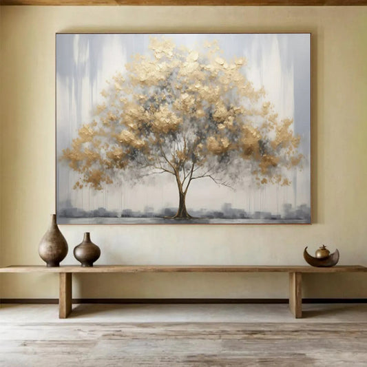 Elegant Colossal Abstract Mural for Entryway & Dining Room LargeART1621