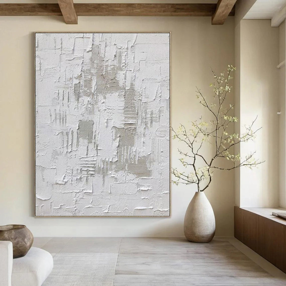 Exquisite Hand - Painted Textured Abstract on Canvas for Bedroom & Hallway DKH1063