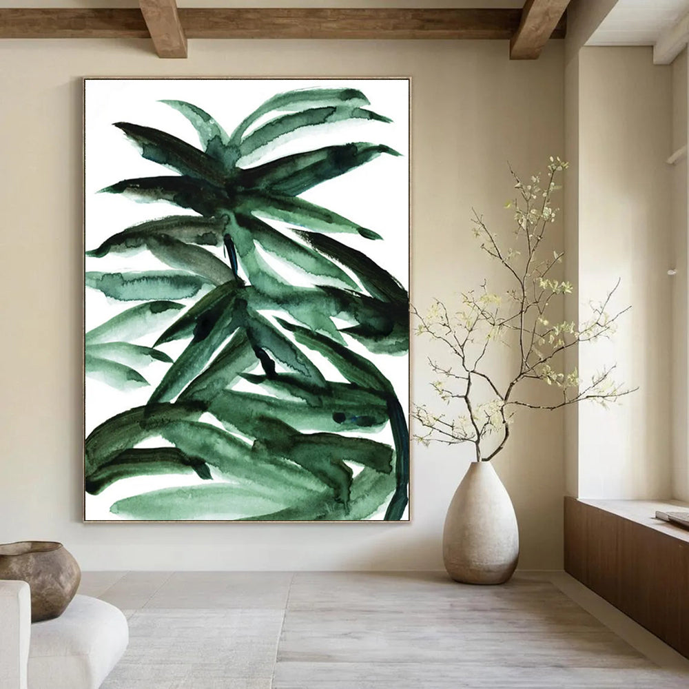 Custom Handmade Abstract Paintings: Big Sizes, Textured Details for Dining Room & Entryway DTP243