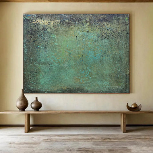 Enchanting Hand - Painted Textured Abstract Wall Art for Hallway & Living Room DKH600