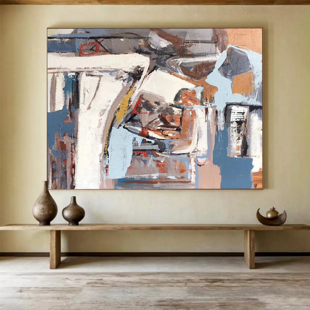 Abstract Coastal Collage - Modern Office Creativity DLZ026