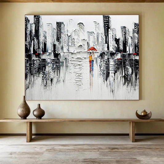 Serene Large Abstract Mural for Bedroom & Hallway DKH895