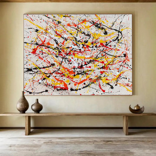 “Inspiring Resonance” Immense Abstract Artwork for Entryway & Office DKH303