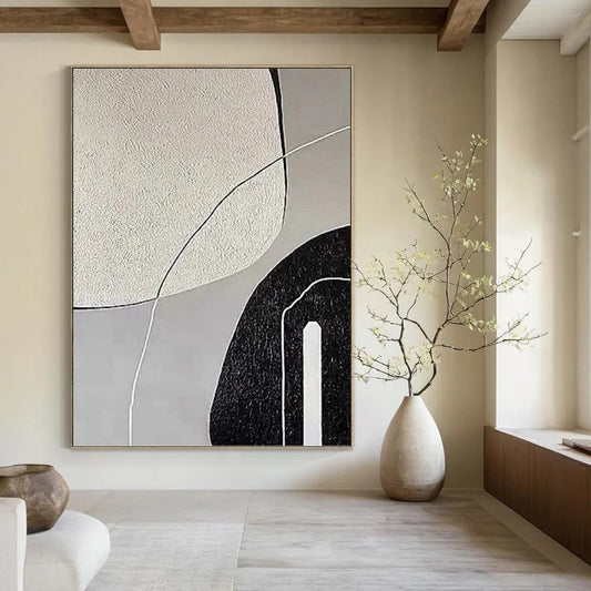 Professionally Crafted Hand - Painted Textured Canvas Abstract for Office & Bedroom DKH1139