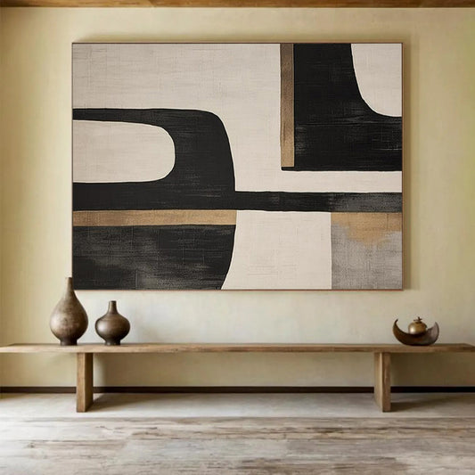 Lively Giant Abstract Mural for Office & Living Room LargeART1734