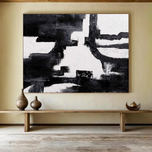 Custom - Designed Big Abstract Painting for Spa DKH018