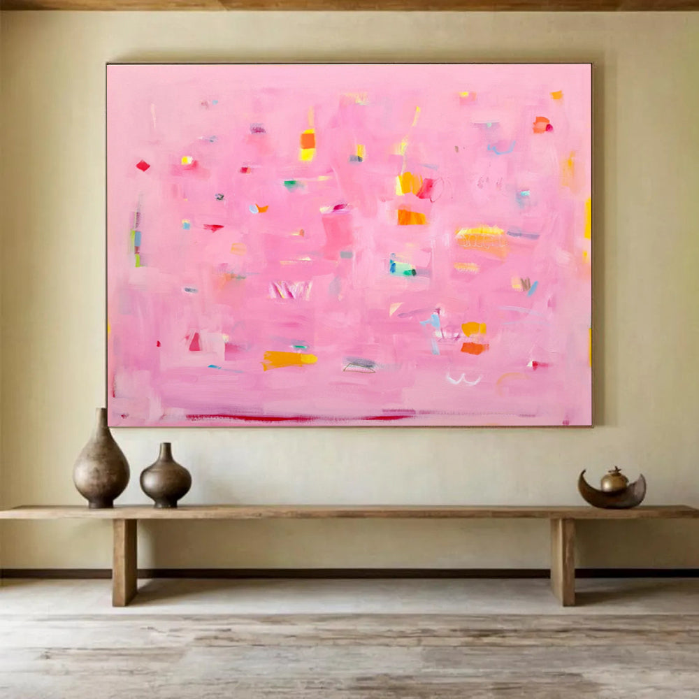 Personalized Large Abstract Mural for Science Museum DKH051