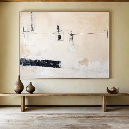 Massive-Sized Hand-Painted Abstract Art for Bedroom & Office LargeART1493