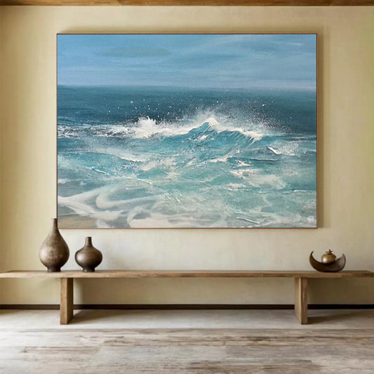 Dynamic Ocean Waves - Energetic Bathroom Art DLZ025