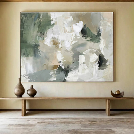 “Elegant Abstraction” Large - Sized Abstract Canvas for Bedroom & Dining Room DKH235