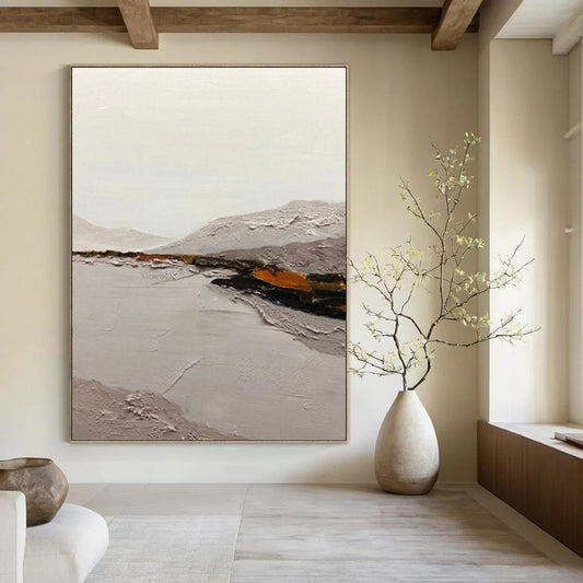 Custom Hand-Painted Abstract Paintings for Dining Room & Bar DTP401