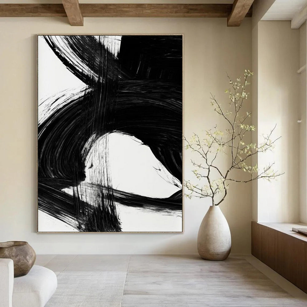Large Custom Hand-Painted Abstract Art: Textures that Define Your Style DTP196