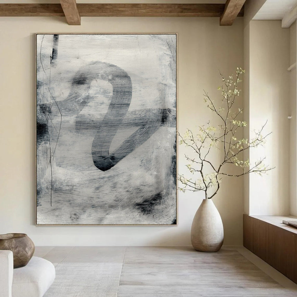 Custom-Made Large Abstract Paintings: Handcrafted, Textured Beauty DTP189