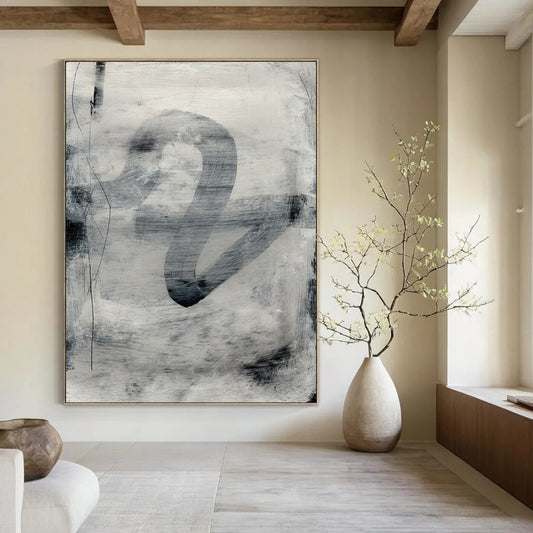 Custom-Made Large Abstract Paintings: Handcrafted, Textured Beauty DTP189