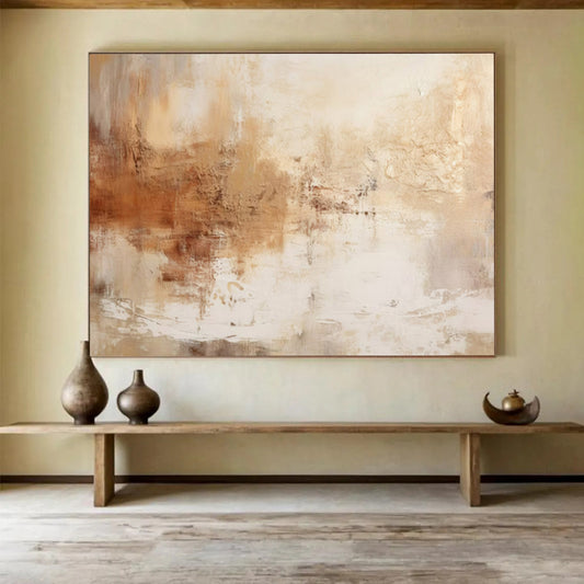 Dramatic Oversized Abstract Canvas for Living Room & Dining Room LargeART1723