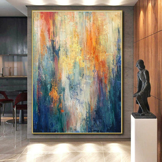 Huge Handcrafted Abstract Art for Garage Tool Wall