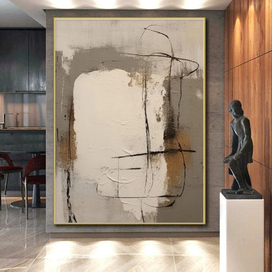 Staggering Made-to-Order Hand-Painted Abstract Art for Home Indoor Pool Relaxation Wall