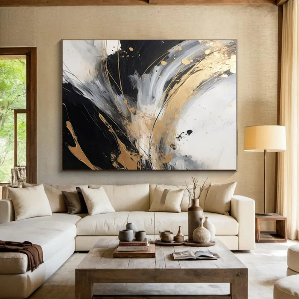 Monumental Modern Abstract Art for Hotel Suite Luxury Upgrades