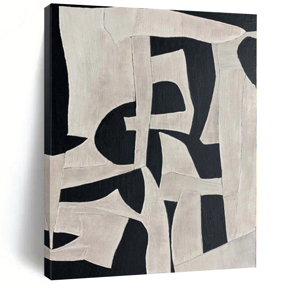 Oversized Handcrafted Abstract Canvas for Veterinary Clinic Waiting Rooms