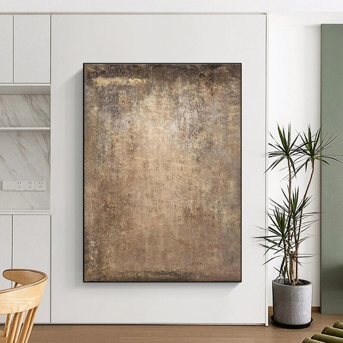 Custom Large-Scale Hand-Painted Abstract Canvas for Statement Display LargeART0632