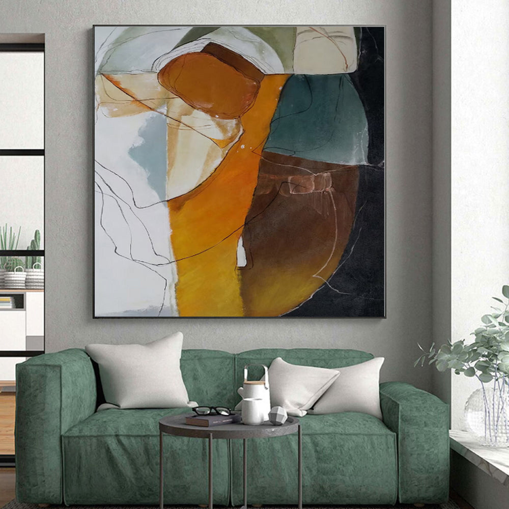Mammoth Customized Abstract Canvas for Kitchen Pantry Statement Wall