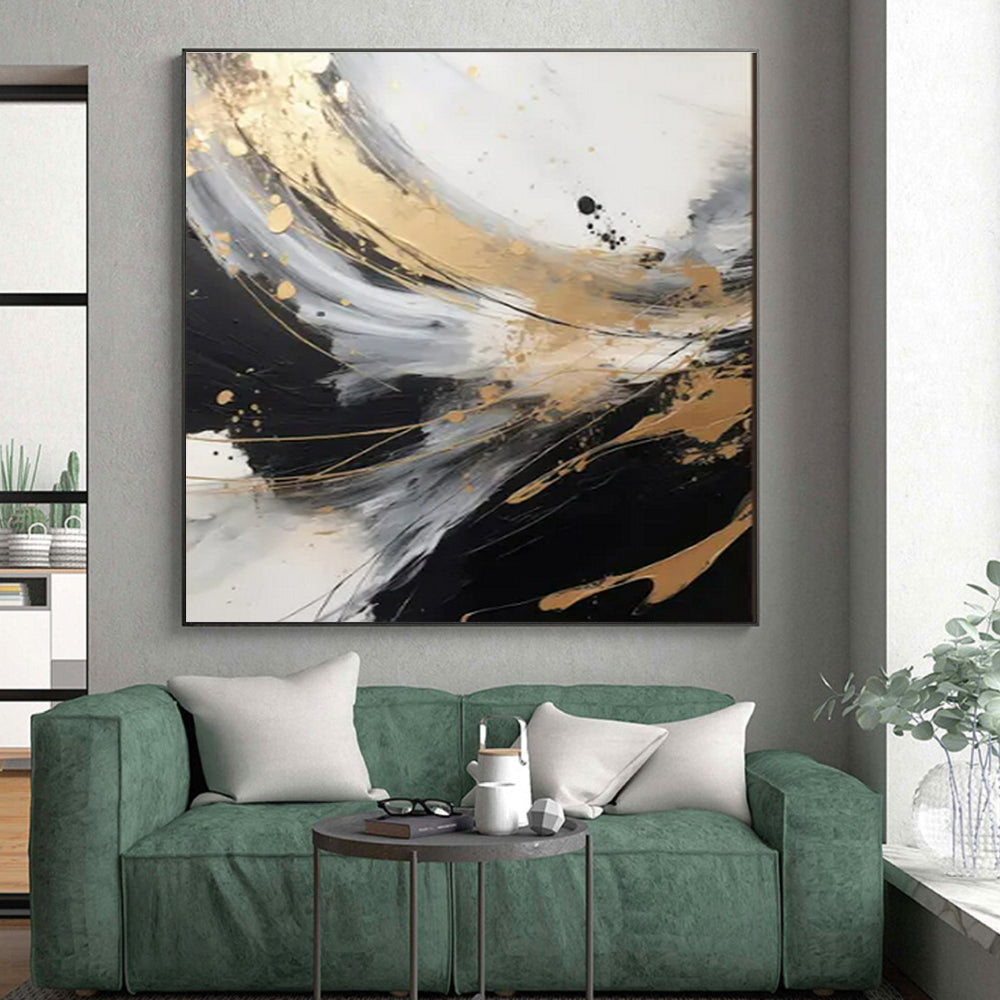 Monumental Modern Abstract Art for Hotel Suite Luxury Upgrades