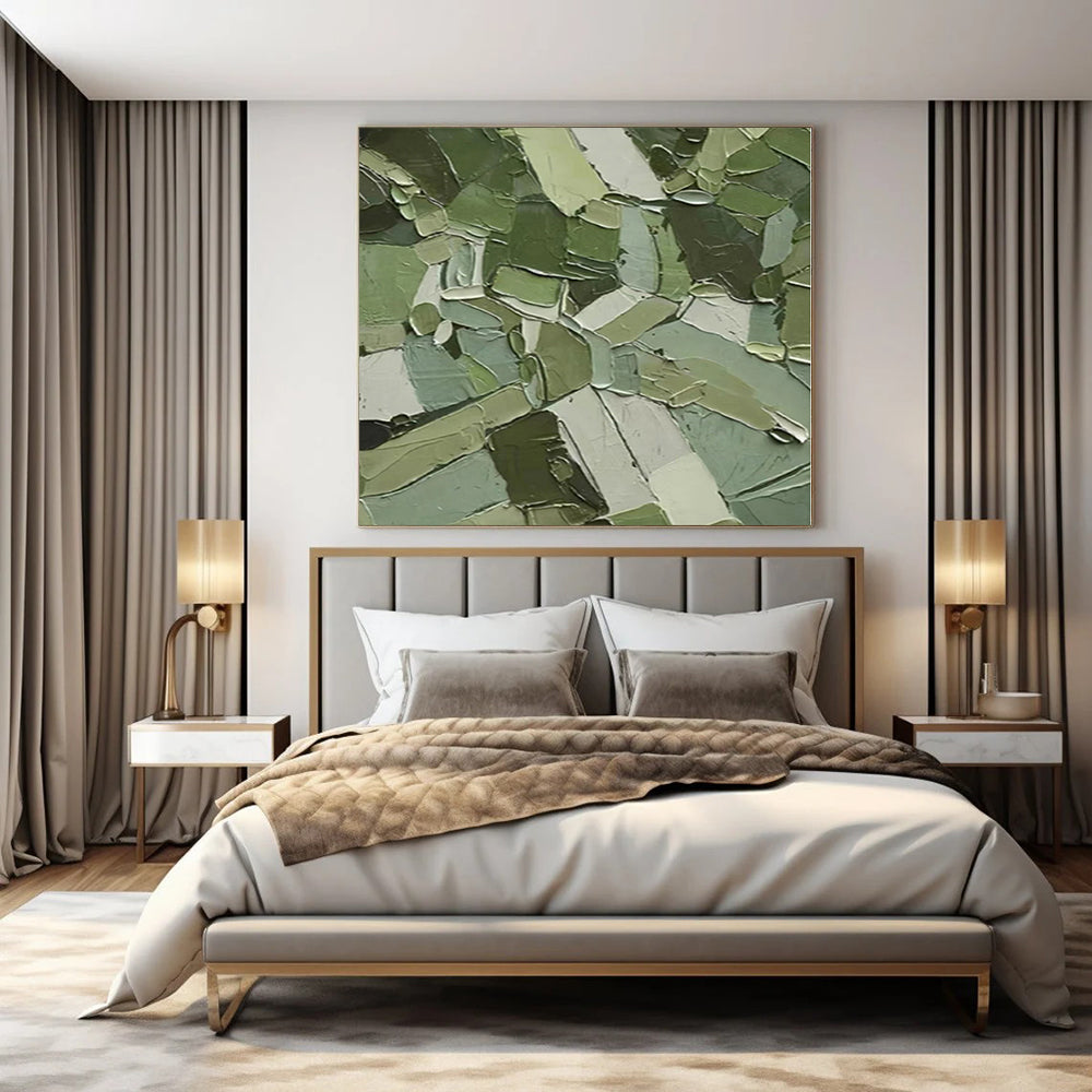 Giant Abstract Art for Petio (Pet + Patio) Spaces - Hand-Painted Mixed Media on Canvas