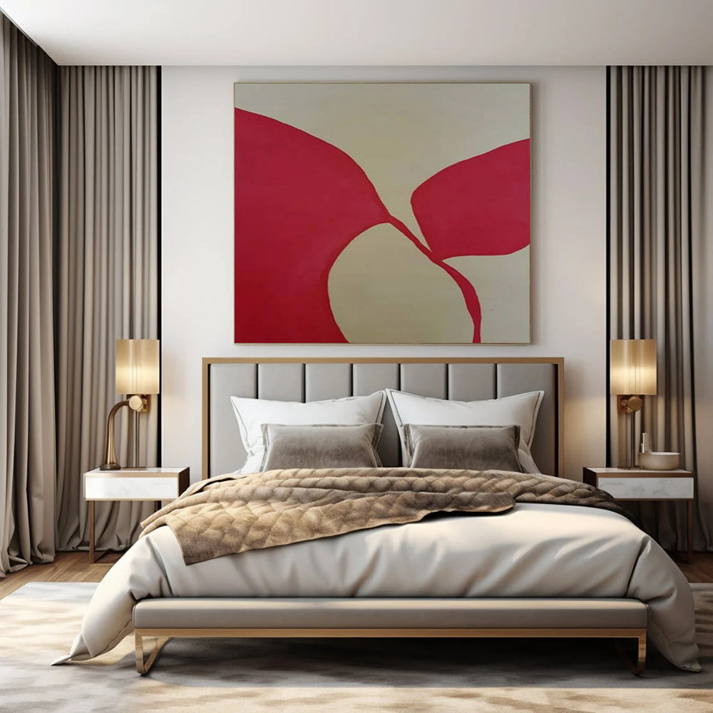 Giant Hand-Painted Contemporary Abstract Art for Trendy Bar Dance Floors