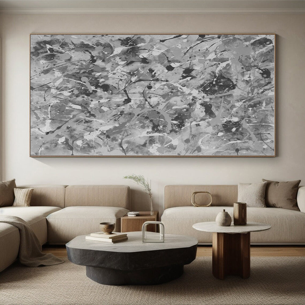 Colossal Custom Abstract Canvas for Greenhouse Planting Table Wall