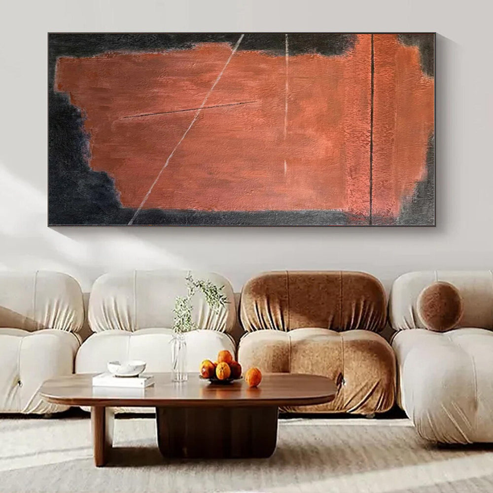 Hand-Painted Personalized Abstract Canvas for Office Finance Teams