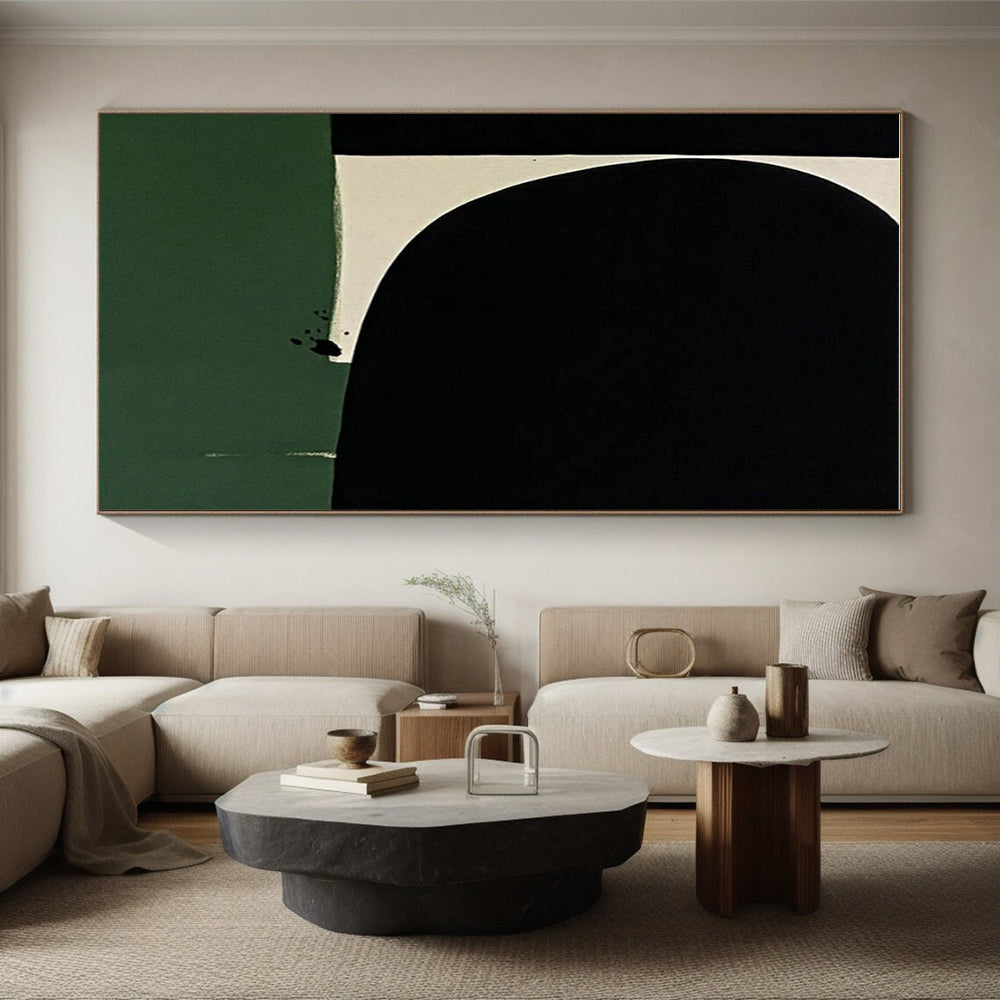 Vast Made-to-Order Hand-Painted Abstract Canvas for Co-Working Spaces LargeART0651