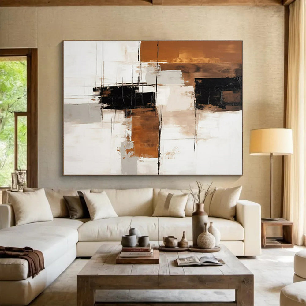 Vast Modern Abstract Wall Art for Garage Workshop Inspiring and Practical Design