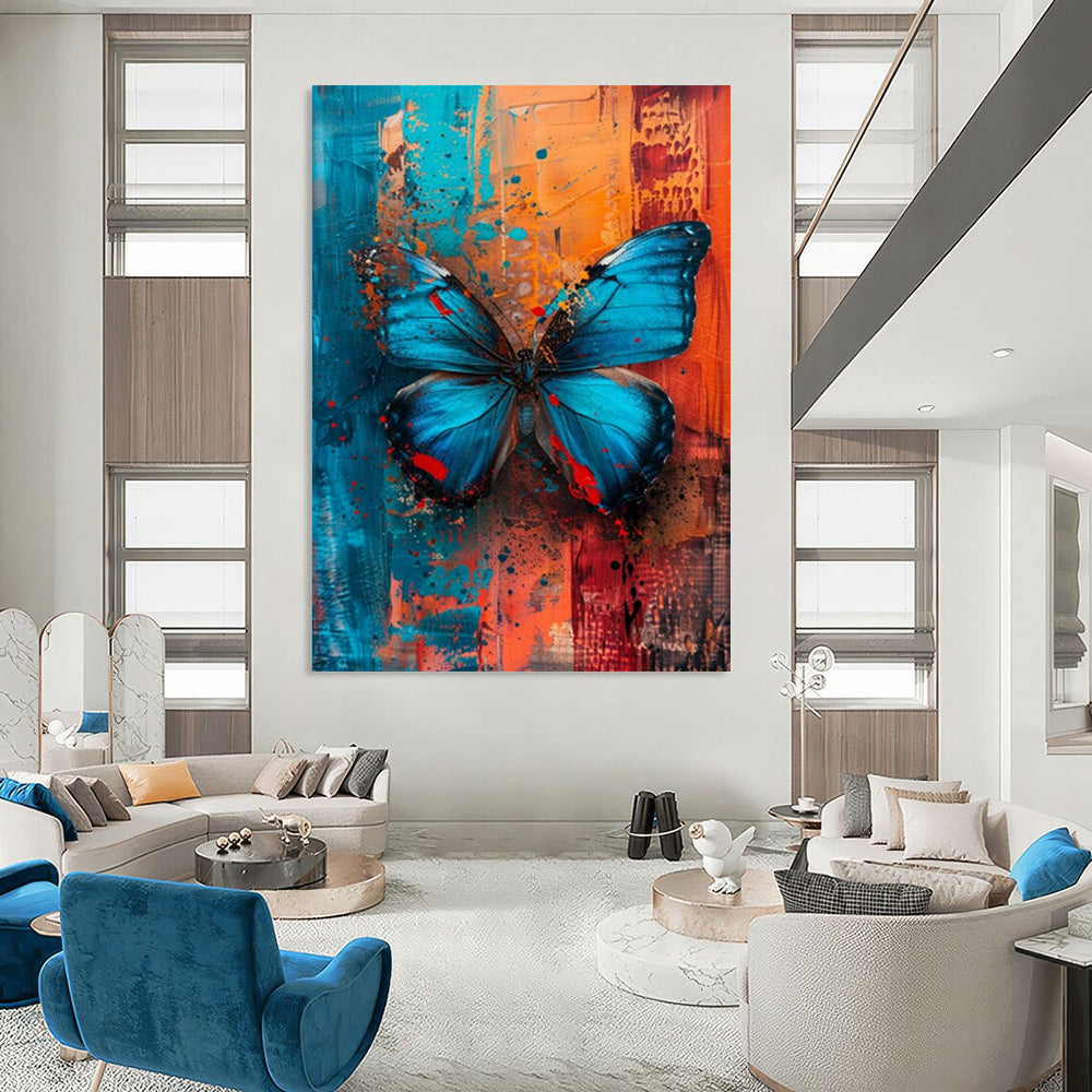 Immense Hand-Painted Abstract Wall Art for Living Room & Studio LargeART2194