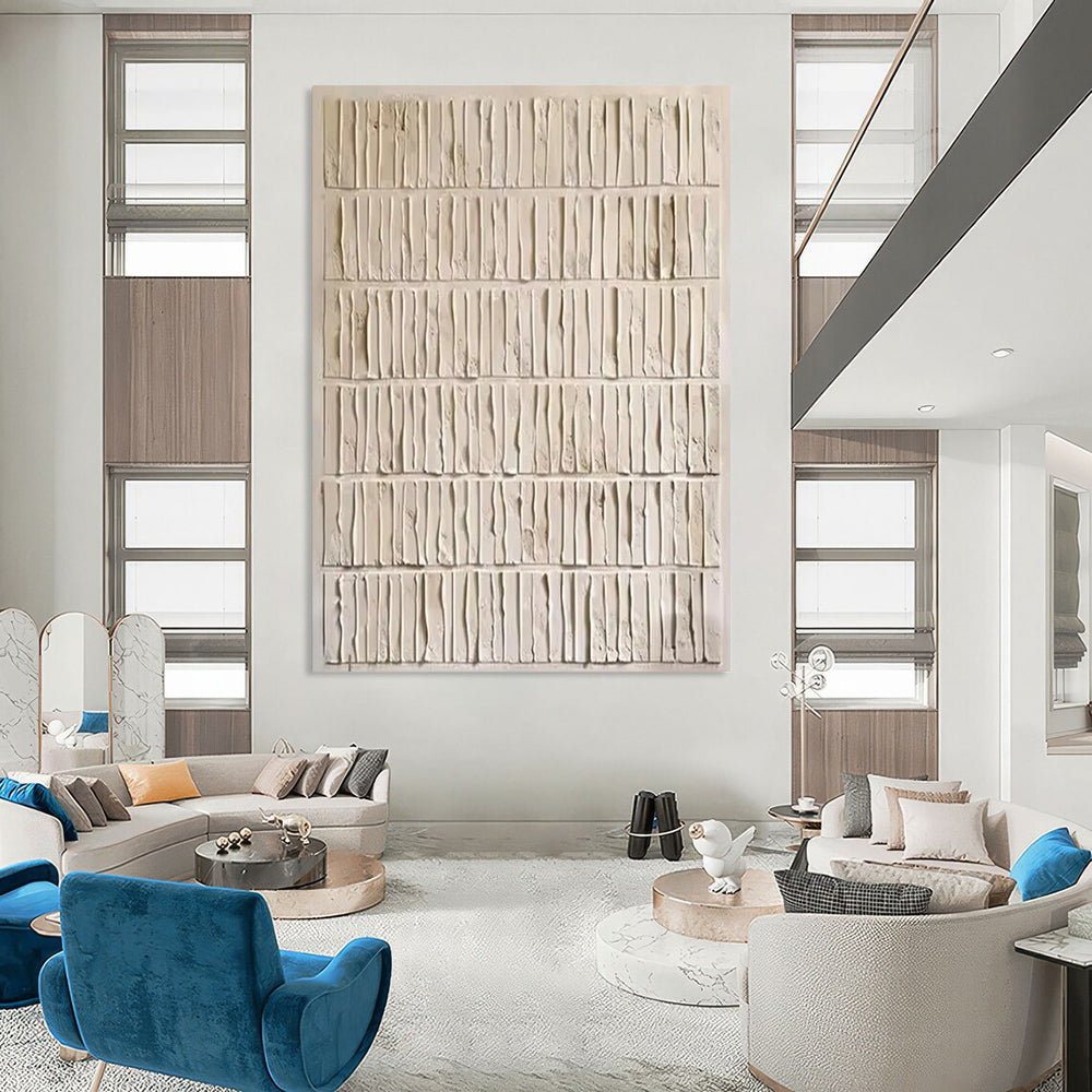 Vast-Scale Hand-Painted Abstract Wall Art for Bedroom & Entryway LargeART2359