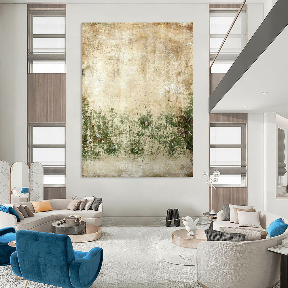 Enormous Hand - Painted Textured Custom Abstract Canvas, for Living Room and Bar DKH1479