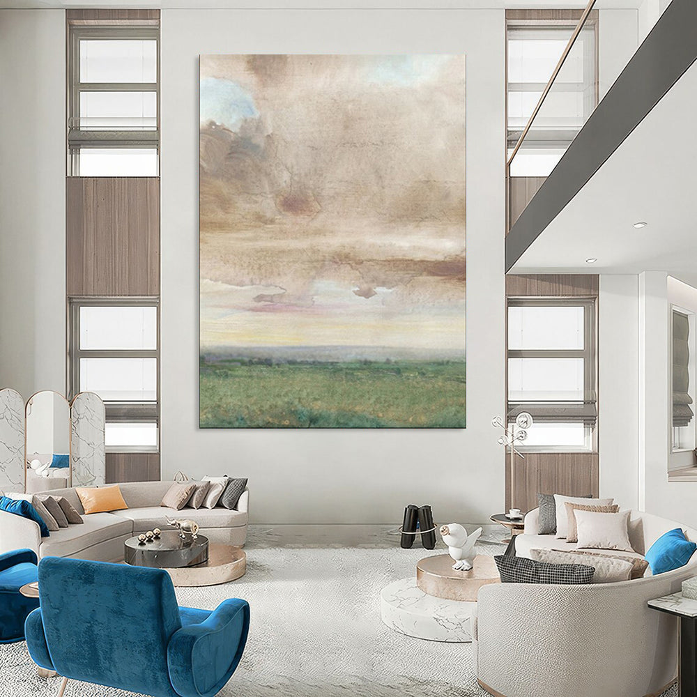 Large-Scale Textured Abstract Wall Art for Living Room & Studio LargeART2116
