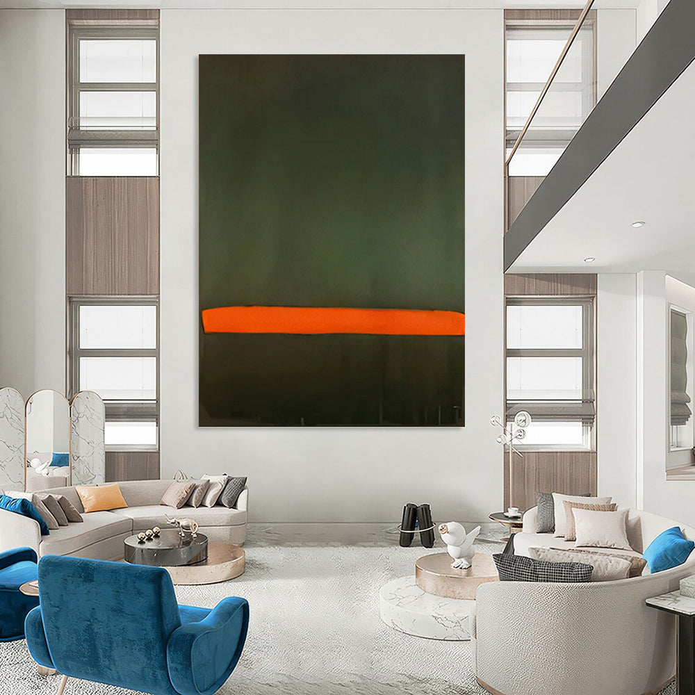Extended - Reach Vertical Hand - Painted Textured Custom Abstract Narrative (with Mosaic Textures) for Bedroom and Entryway DKH1616