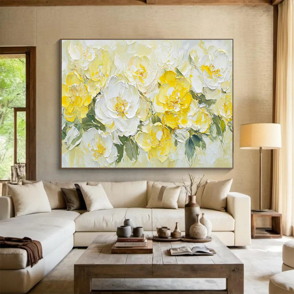 Massive Hand - Painted Textured Abstract Wall Art for Decor Statement DKH696