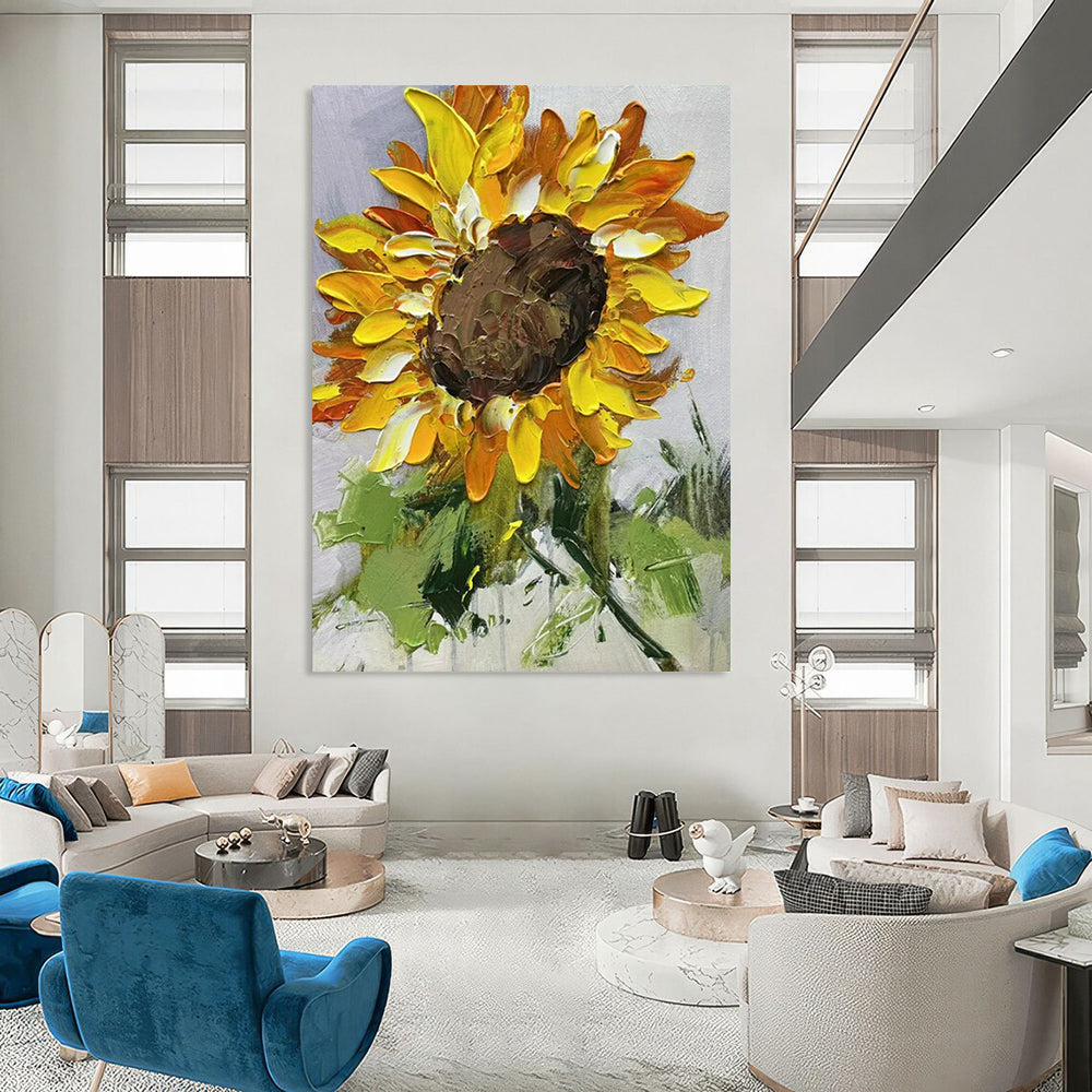 Large-Scale Hand-Painted Abstract Masterpiece for Office & Entryway LargeART2199