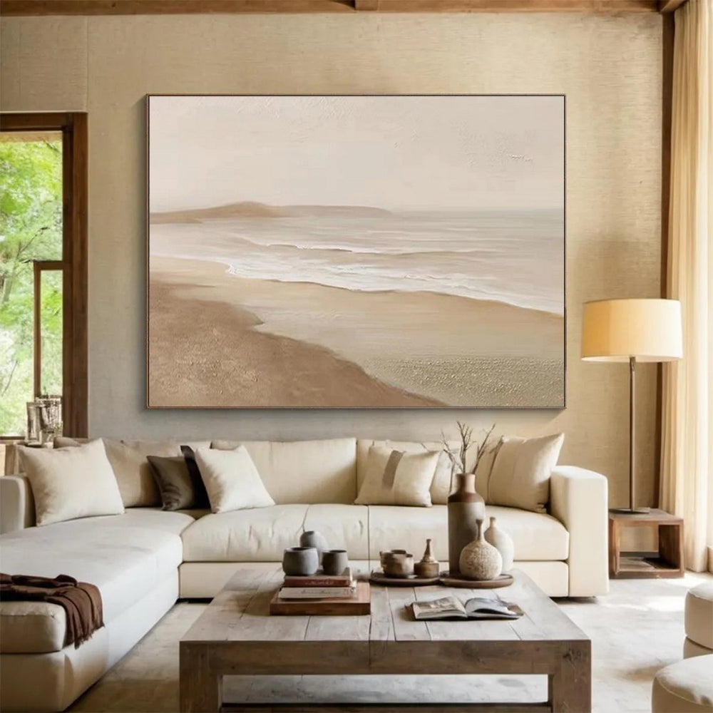 Massive Textured Abstract Canvas for Living Room & Entryway DKH526