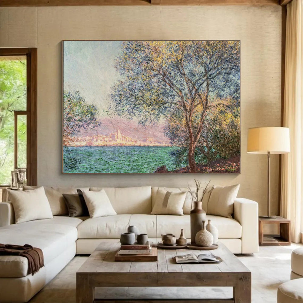 Serene Large - Format Abstract Painting for Entryway & Living Room LargeART1611