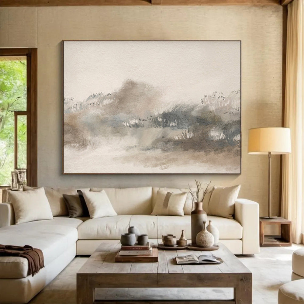 “Harmonious Visions” Large - Sized Abstract Painting for Office & Bedroom DKH244