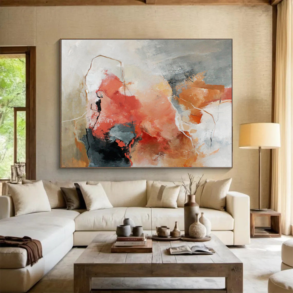 Immense Textured Abstract Wall Decor for Bar & Dining Room DKH515