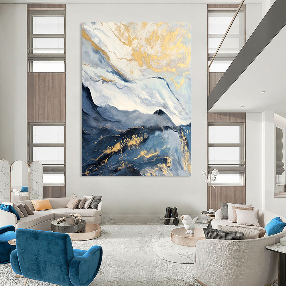 Subtly Textured Abstract Canvas for Bedroom & Dining Room DKH0930
