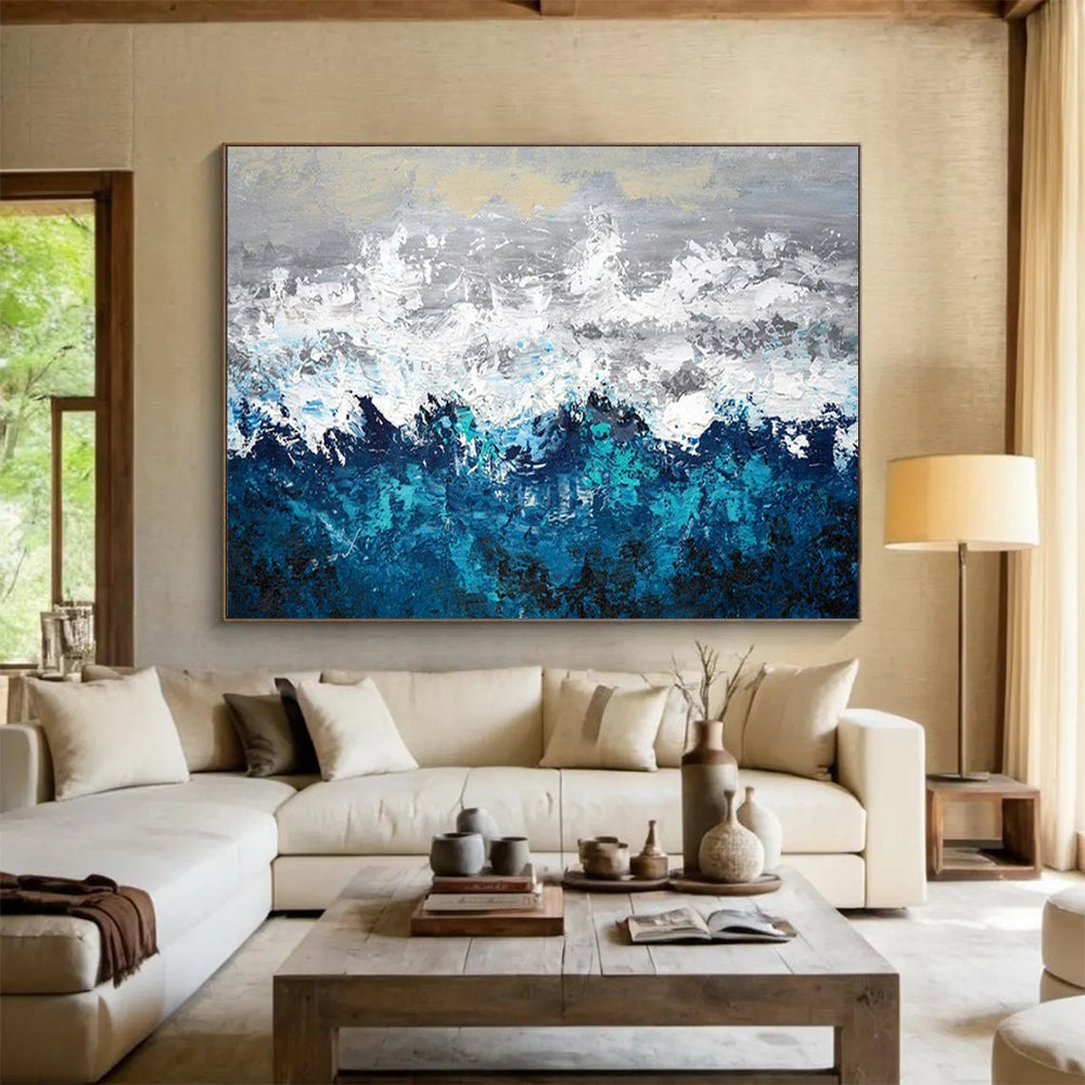 Mesmerizing Grand Abstract Painting for Living Room & Dining Room LargeART1601